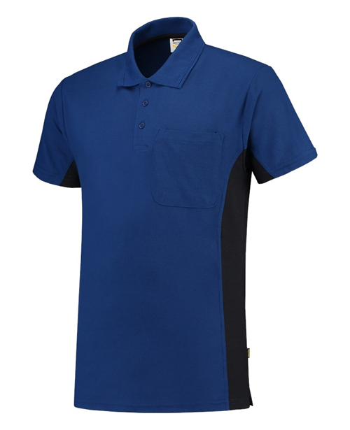 Poloshirt Bicolor Borstzak Tricorp - 202002 ROYAL BLUE/NAVY XXL Poloshirt Bicolor Borstzak Tricorp - 202002 ROYAL BLUE/NAVY XXL