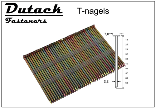T-Nagels Verzinkt Dutack - 2.2X32MM T-Nagels Verzinkt Dutack - 2.2X32MM