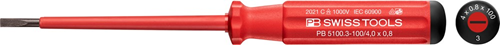 Schroevendraaier Zaagsnede Pb Swisstools - PB 5100.3-100/4 4.0MM Schroevendraaier Zaagsnede Pb Swisstools - PB 5100.3-100/4 4.0MM