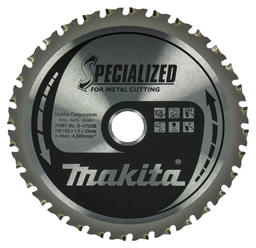 Cirkelzaagblad Hm Makita - 150X1.5X20MM 32T MTCG Cirkelzaagblad Hm Makita - 150X1.5X20MM 32T MTCG