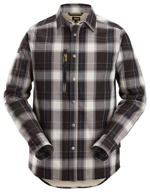 Overshirt Allroundwork Snickers - 8522 ZWART/KHAKI M Overshirt Allroundwork Snickers - 8522 ZWART/KHAKI M