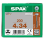 corpusschroef vernikkeld spax-7 corpusschroef vernikkeld spax-7
