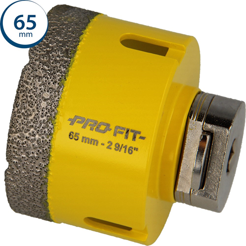 Gatzaag Diamond Dry Profit - Ø 65MM CLICK&DRILL HEX 10MM Gatzaag Diamond Dry Profit - Ø 65MM CLICK&DRILL HEX 10MM