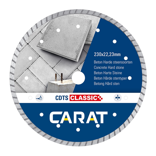Diamantzaagblad Droog Carat Classic - CDTS 125X22.23MM Diamantzaagblad Droog Carat Classic - CDTS 125X22.23MM