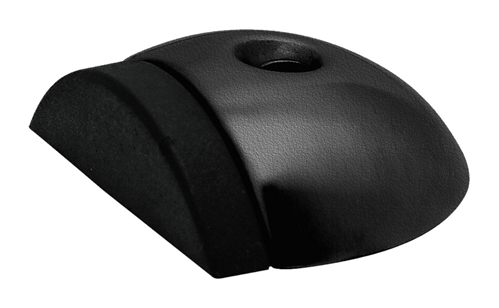 Deurbuffer Rvs A2 Mat Zwart Oxloc - HALFROND Ø57X47/16MM Deurbuffer Rvs A2 Mat Zwart Oxloc - HALFROND Ø57X47/16MM