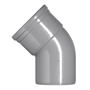bocht pvc grijs rwa-3 bocht pvc grijs rwa-3