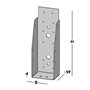 balkdrager gbs zonder lip sv-3 balkdrager gbs zonder lip sv-3