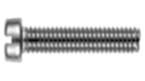 Metaalschroef Rvs A2 - M4.0X 25MM CK GLEUF Metaalschroef Rvs A2 - M4.0X 25MM CK GLEUF