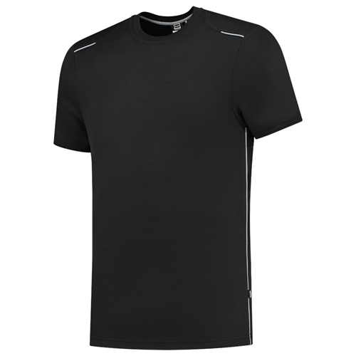T-Shirt Bicolor Accent Tricorp - 102703 ZWART/GRIJS L T-Shirt Bicolor Accent Tricorp - 102703 ZWART/GRIJS L