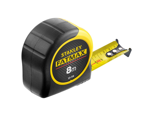 Rolbandmaat Stanley Fatmax - BLADE ARMOR  8M 32MM ZWART Rolbandmaat Stanley Fatmax - BLADE ARMOR  8M 32MM ZWART