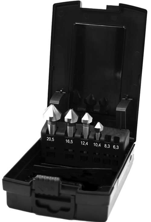 Vari Verzinkborenset Hss-E Phantom - DIN335 10,4-12,4-16,5-20,5 4-DELIG Vari Verzinkborenset Hss-E Phantom - DIN335 10,4-12,4-16,5-20,5 4-DELIG