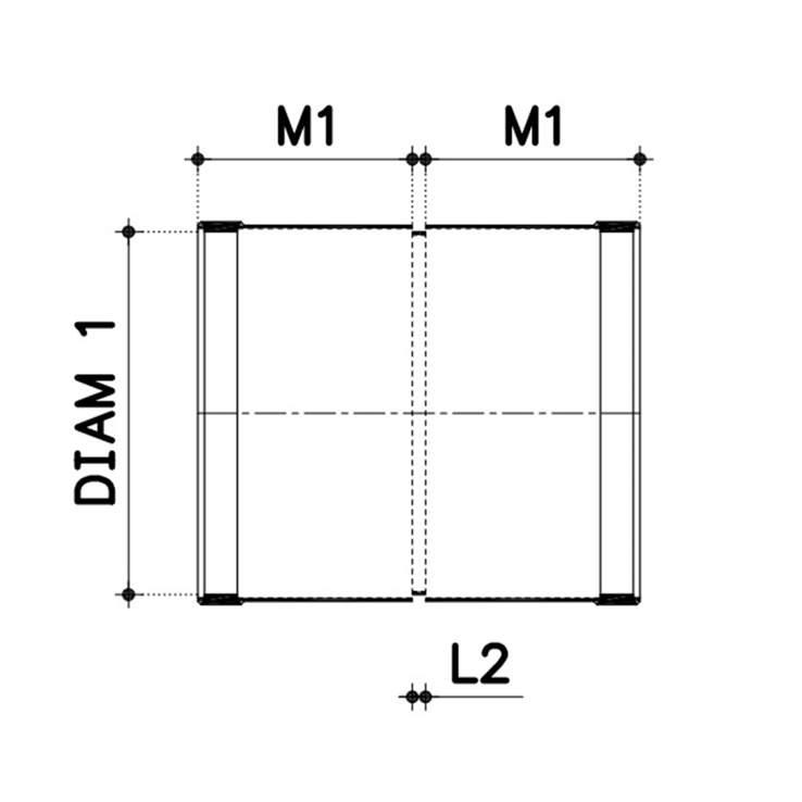 steekmof dubbel pvc grijs rwa steekmof dubbel pvc grijs rwa