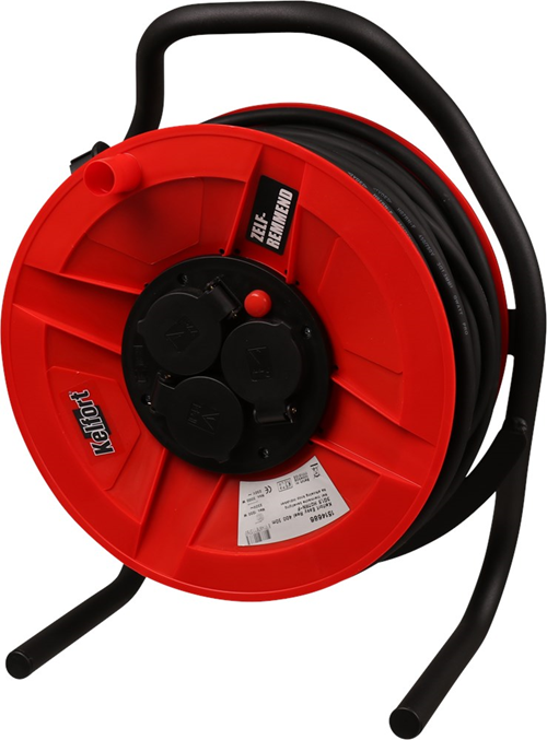 Kabelhaspel Neopreen Kelfort - 3X1.50MM2  50M  IP44 Kabelhaspel Neopreen Kelfort - 3X1.50MM2  50M  IP44