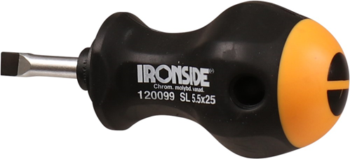 Schroevendraaier Zaagsnede Ironside - STUBBY 5.5  25MM Schroevendraaier Zaagsnede Ironside - STUBBY 5.5  25MM
