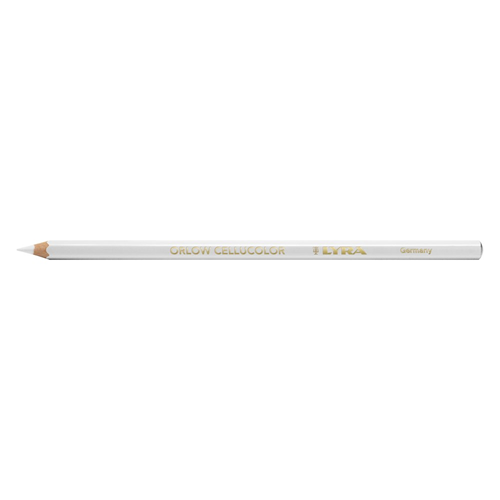 Potlood Rond Lyra - CELLUCOLOR WIT 180MM Potlood Rond Lyra - CELLUCOLOR WIT 180MM
