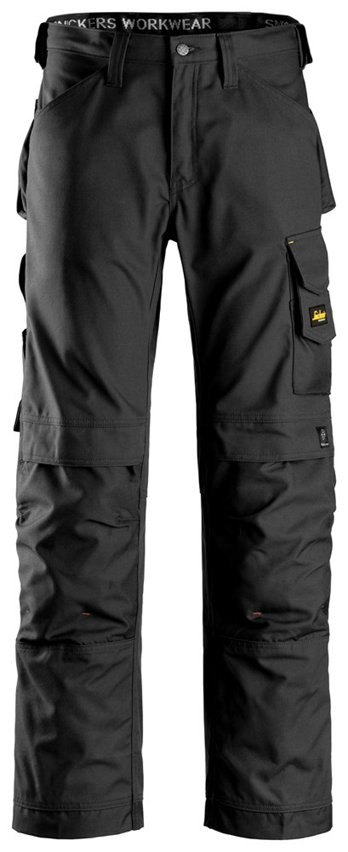 Werkbroek Canvas+ Snickers - 3314 ZWART 148 Werkbroek Canvas+ Snickers - 3314 ZWART 148