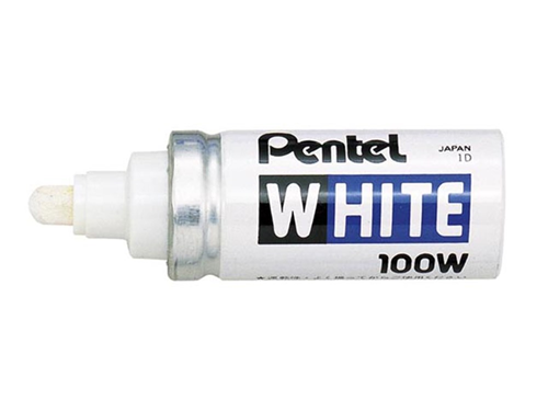 Markeerstift Pentel - 100W WIT Markeerstift Pentel - 100W WIT