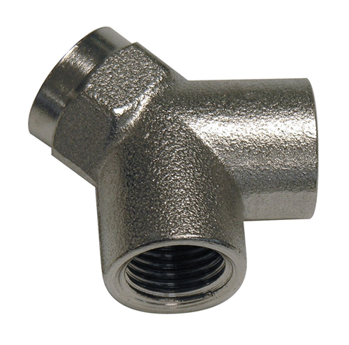 Y-Koppeling Staal Vernikkeld Ironside - 1/4'' BI  3-WEG SET à 2 ST Y-Koppeling Staal Vernikkeld Ironside - 1/4'' BI  3-WEG SET à 2 ST