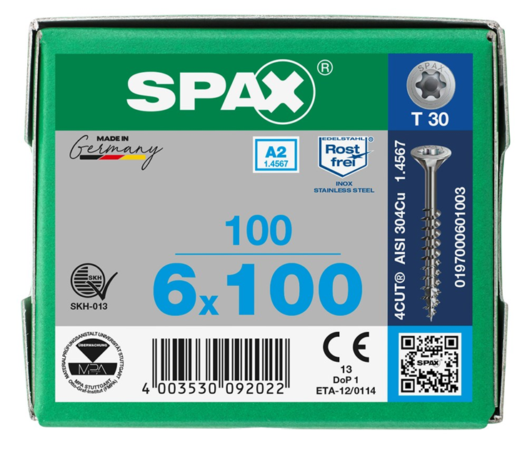 spaanplaatschroef rvs a2 spax spaanplaatschroef rvs a2 spax
