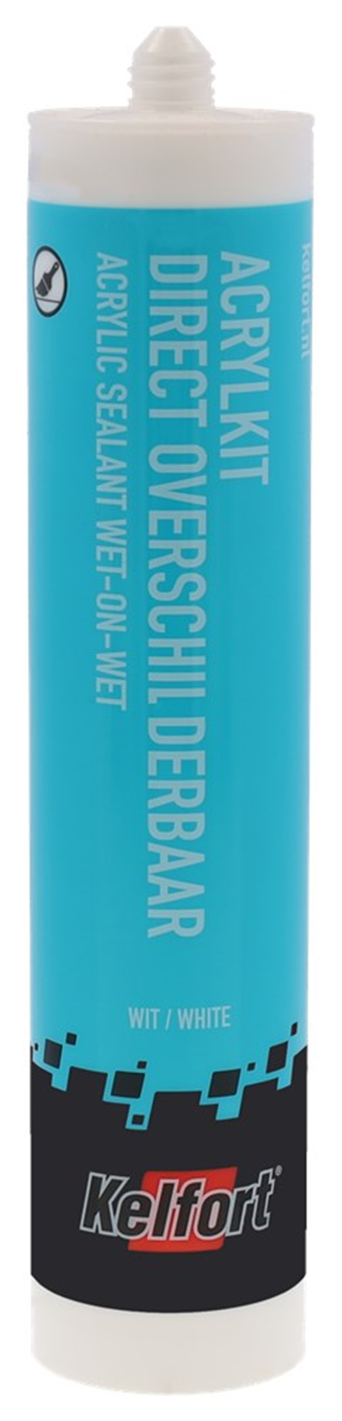 Acrylaatkit Kelfort - WET-ON-WET 310ML WIT Acrylaatkit Kelfort - WET-ON-WET 310ML WIT