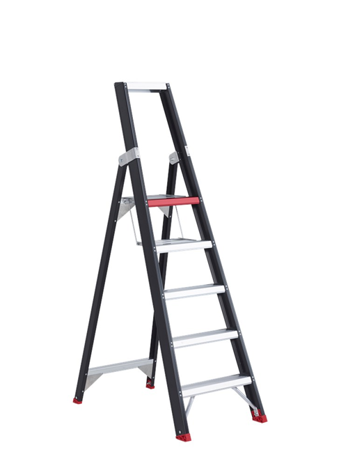 Plateautrap Aluminium Zwart Altrex - TAURUS TGB 5 1X 5 TREDEN Plateautrap Aluminium Zwart Altrex - TAURUS TGB 5 1X 5 TREDEN