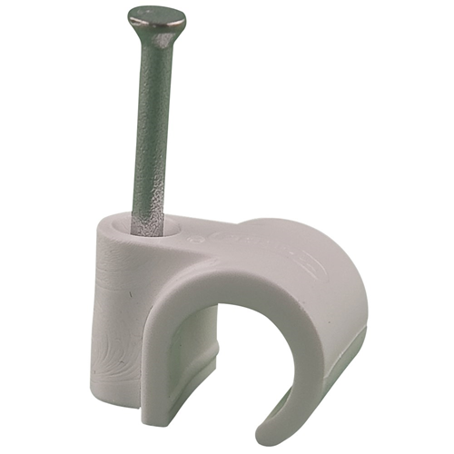 Kabelclip Rond Kunststof Mepac -  8-10MM WIT Kabelclip Rond Kunststof Mepac -  8-10MM WIT