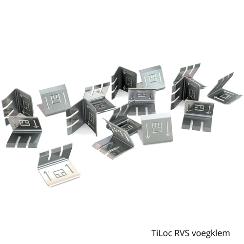 Voegklem Universeel Rvs Tilmar - TILOC DOOS à 100 ST 25X24X25MM Voegklem Universeel Rvs Tilmar - TILOC DOOS à 100 ST 25X24X25MM
