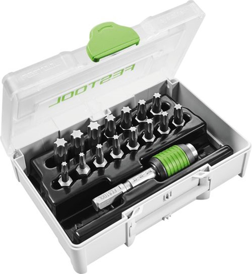 Schroefbitset Festool - SYS3 XXS CE-TX BHS 60 15-DELIG Schroefbitset Festool - SYS3 XXS CE-TX BHS 60 15-DELIG