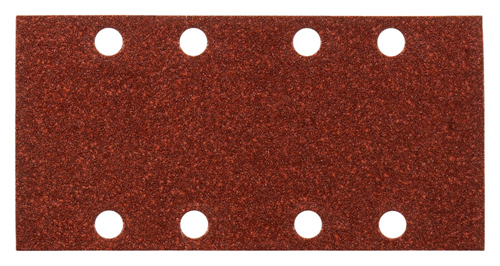 Schuurstrook Red Velcro Makita - 93X185MM K80 SET à 10 STUKS Schuurstrook Red Velcro Makita - 93X185MM K80 SET à 10 STUKS