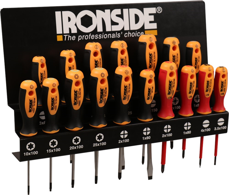 schroevendraaierset met rek ironside schroevendraaierset met rek ironside