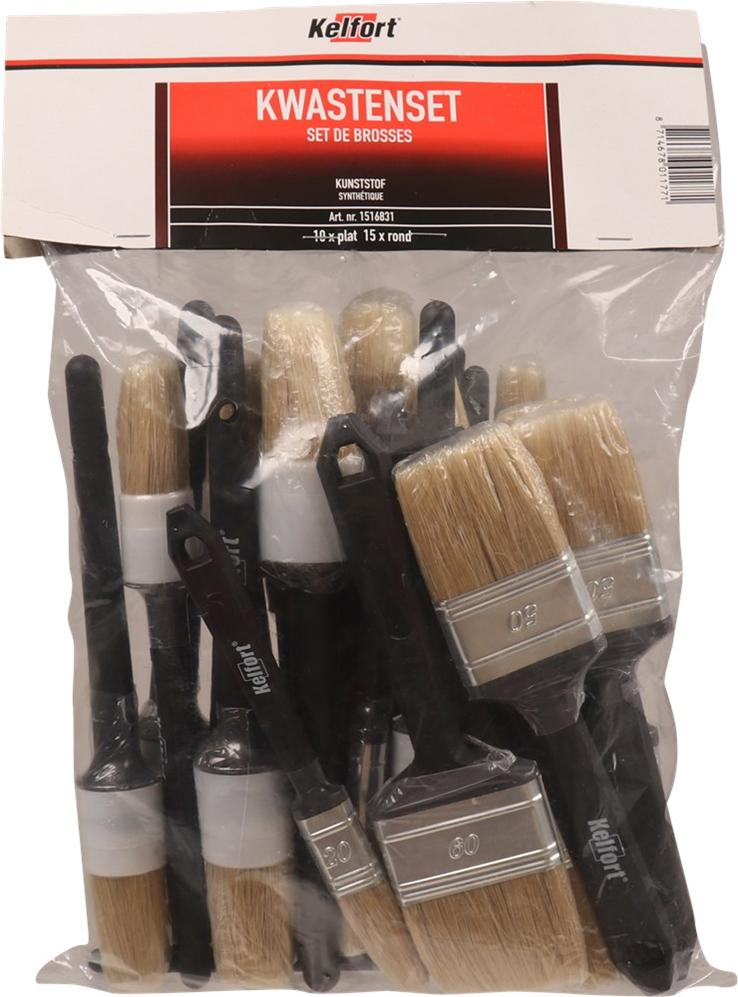 kwastenset wegwerp acryl kelfort kwastenset wegwerp acryl kelfort