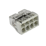 lasklem 8-voudig transparant/grijs wago-3 lasklem 8-voudig transparant/grijs wago-3