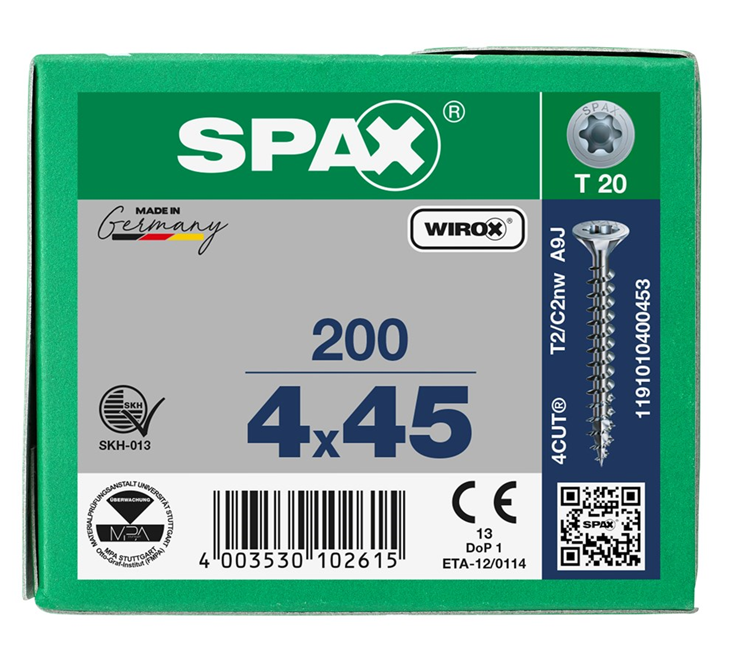 spaanplaatschroef wirox spax spaanplaatschroef wirox spax