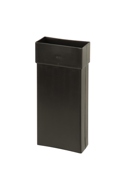 Verlengstuk Horizontaal Ubbink - 200MM ZWART Verlengstuk Horizontaal Ubbink - 200MM ZWART