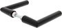 deurkruk aluminium mat zwart oxloc deurkruk aluminium mat zwart oxloc