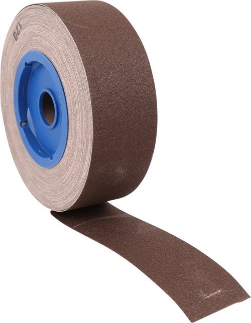 Schuurrol Linnen Droog Bruin Kelfort -  50MM 25M K120 Schuurrol Linnen Droog Bruin Kelfort -  50MM 25M K120
