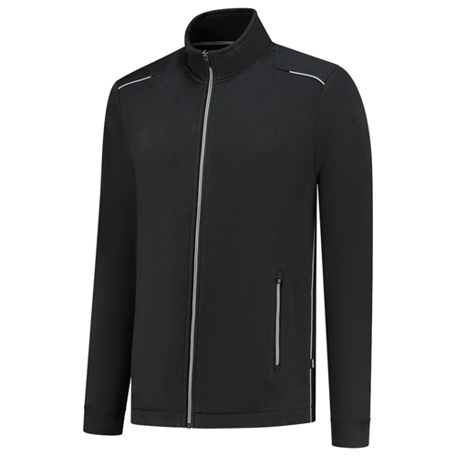 Sweatvest Bicolor Accent Tricorp - 302702 ZWART/GRIJS M Sweatvest Bicolor Accent Tricorp - 302702 ZWART/GRIJS M