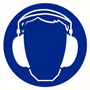 gebodssticker vinyl blauw/wit gebodssticker vinyl blauw/wit