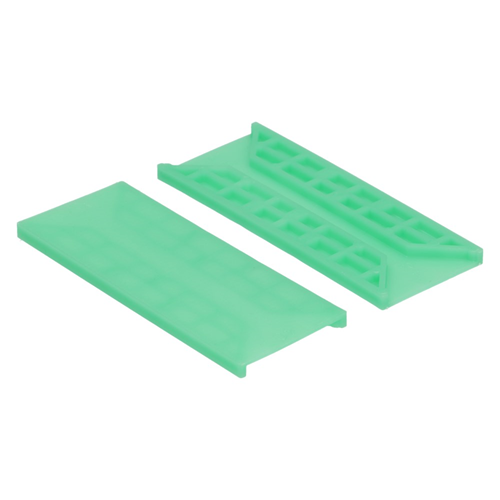 Beglazingsblokjes Tunnel Kunststof Kowo - 40X5X100MM GROEN Beglazingsblokjes Tunnel Kunststof Kowo - 40X5X100MM GROEN