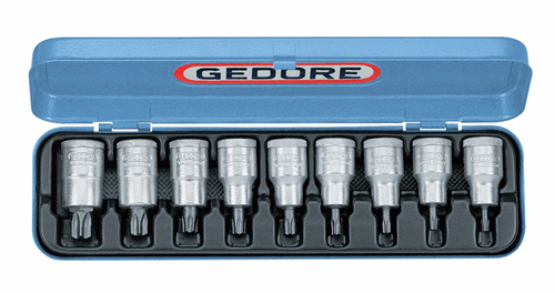 Dopsleutel Schroevendraaierset Gedore - ITX19PM TORX 9-DELIG 1/2'' Dopsleutel Schroevendraaierset Gedore - ITX19PM TORX 9-DELIG 1/2''
