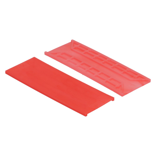 Beglazingsblokjes Tunnel Kunststof - 36X3X100MM ROOD Beglazingsblokjes Tunnel Kunststof - 36X3X100MM ROOD
