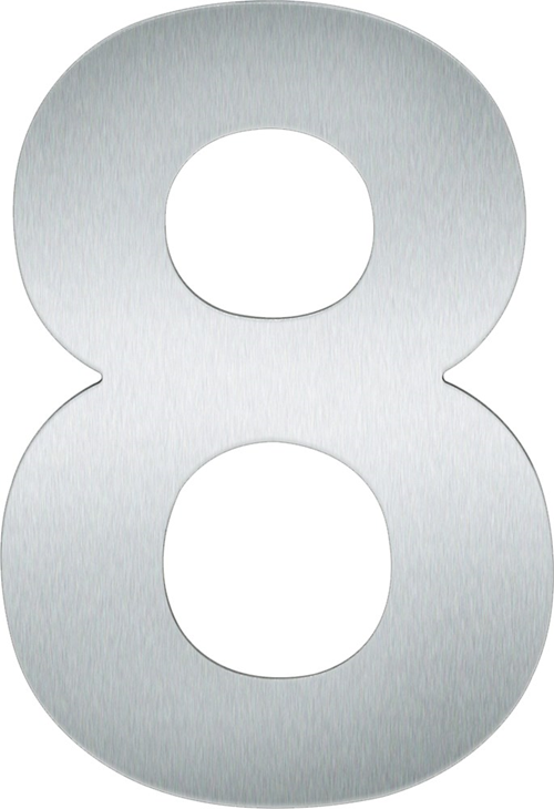 Huisnummer Rvs A2 Oxloc - 120X70MM 8 Huisnummer Rvs A2 Oxloc - 120X70MM 8