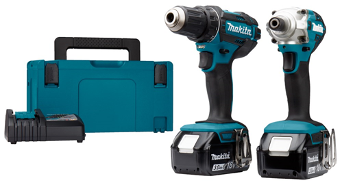 Accu Combiset Makita 3.0Ah/18.0V - DLX2339J 18.0V Accu Combiset Makita 3.0Ah/18.0V - DLX2339J 18.0V