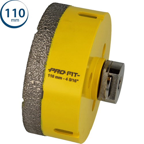 Gatzaag Diamond Dry Profit - Ø110MM CLICK&DRILL HEX 10MM Gatzaag Diamond Dry Profit - Ø110MM CLICK&DRILL HEX 10MM