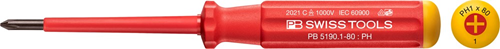 Schroevendraaier Philips Pb Swiss Tools - PB 5190.1-80 PH1 Schroevendraaier Philips Pb Swiss Tools - PB 5190.1-80 PH1