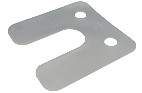 Stel/Drukplaat Kunststof - 70X70X 1MM TRANSPARANT Stel/Drukplaat Kunststof - 70X70X 1MM TRANSPARANT