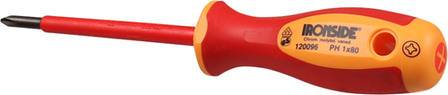Schroevendraaier Electricien Ironside - VDE PH1  80MM Schroevendraaier Electricien Ironside - VDE PH1  80MM