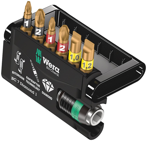 Schroefbitset Wera - BC 7 DIAMOND 1 Schroefbitset Wera - BC 7 DIAMOND 1