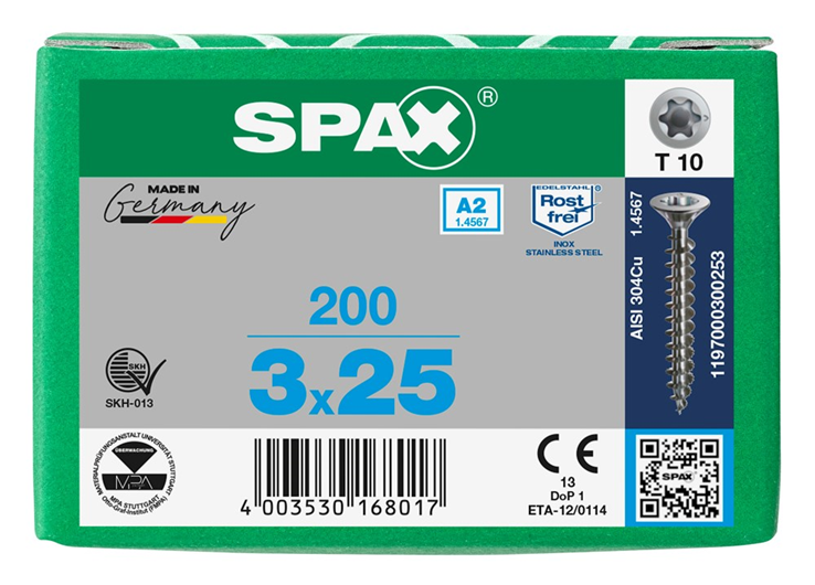 spaanplaatschroef rvs a2 spax spaanplaatschroef rvs a2 spax