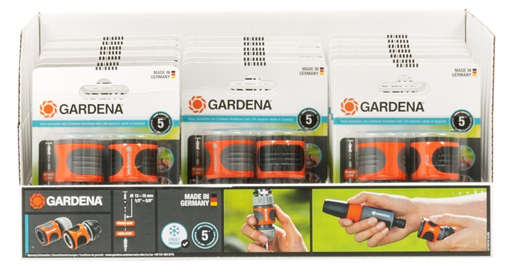 slangstukset oranje/grijs gardena slangstukset oranje/grijs gardena